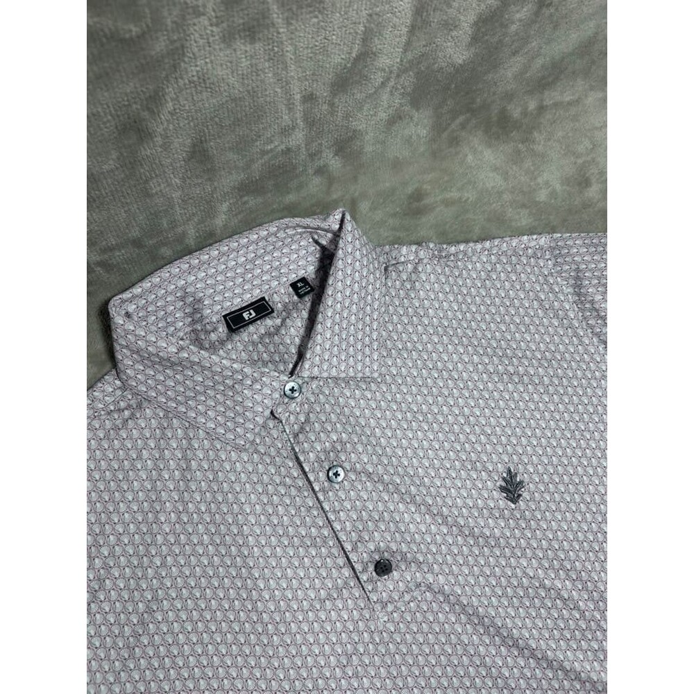 FootJoy Golf Polo Shirt Men XL Extra Large Pink Shell Performance Outdoor